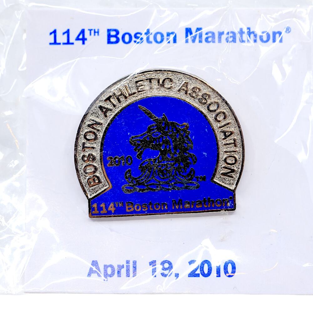 Boston Marathon 2010 114th Anniversary Commemorative BAA Pin *Sealed*